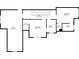 Layout of floor plan that features two bedrooms with walk in closets and bathrooms at 25 Mountain Crest Dr, Oxford, GA 30054
