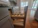 Kitchen cabinet pull-out drawer with storage for stainless steel cookware at 25 Mountain Crest Dr, Oxford, GA 30054