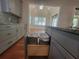 Kitchen cabinet pull-out drawer with trash cans at 25 Mountain Crest Dr, Oxford, GA 30054