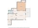 Detailed floor plan featuring one bedroom, one bathroom, living room, kitchen, and patio space at 1015 Piedmont Ne Ave # A2, Atlanta, GA 30309