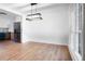Open dining area with modern lighting and large windows, perfect for Gathering gatherings at 3569 Vinyard Way, Lawrenceville, GA 30044