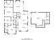 Detailed floorplan showing rooms and dimensions for a two-story home, highlighting the overall layout at 405 Rabbits Run, Fayetteville, GA 30214