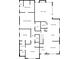 Detailed floorplan showing rooms and layout of a two-story home at 405 Rabbits Run, Fayetteville, GA 30214