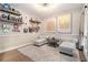 Inviting living room with stylish decor, comfortable seating, and ample shelving at 4630 Smokestone Dr, Douglasville, GA 30135