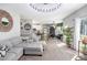 Spacious living area offering modern lighting, neutral tones, and seamless flow to other rooms at 4630 Smokestone Dr, Douglasville, GA 30135