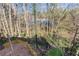 Backyard with wooded views and fence at 4955 Day Lily Nw Way, Acworth, GA 30102