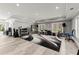 Spacious music room with equipment, natural lighting, and hardwood floors makes it perfect for recording and jamming at 303 Rolling Rock Se Rd, Marietta, GA 30067