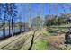 Backyard with a lake view at 4852 Jacobs Cove Pt, Buford, GA 30519