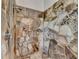 Unique shower with stone-tiled walls and modern fixtures at 4852 Jacobs Cove Pt, Buford, GA 30519
