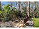 Backyard with a gravel fire pit at 790 Denards Se Ml, Marietta, GA 30067