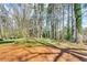 Expansive backyard with mature trees offering privacy and shade at 8698 Twin Oaks Dr, Jonesboro, GA 30236