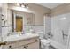 Cozy bathroom with shower and tub at 8698 Twin Oaks Dr, Jonesboro, GA 30236