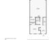Detailed floorplan showcasing layout of the first level with utility closet and bedroom near foyer at 1198 Olmsted Park Rd, Decatur, GA 30033