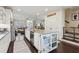 Open kitchen view with stainless steel appliances and granite countertops at 1198 Olmsted Park Rd, Decatur, GA 30033