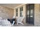 Cozy patio with stylish seating and fire pit, ideal for outdoor entertaining at 227 Atley Pl, Alpharetta, GA 30009