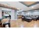 Finished basement with exercise area and entertainment area at 4057 Watkins Glen Dr, Woodstock, GA 30189