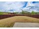 Spacious and well-maintained backyard featuring a full fence and lush greenery at 2580 Brittany Park Cv, Ellenwood, GA 30294