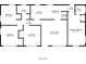 Detailed floor plan showcasing the layout of the home, including the living room and bedrooms at 388 Belgarde Se Pl, Atlanta, GA 30354