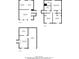 Complete floorplan showing layout of three floors including kitchen, living spaces, utility, and garage at 5224 Sweet Air Ln, Stone Mountain, GA 30088