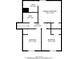Third floor layout featuring primary bedroom, two additional bedrooms, and two bathrooms at 5224 Sweet Air Ln, Stone Mountain, GA 30088