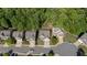Neighborhood aerial view featuring well-maintained homes and lush greenery at 557 Winder Trl, Canton, GA 30114