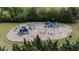 Community playground area for with swings and various play structures at 557 Winder Trl, Canton, GA 30114