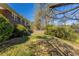 Manicured backyard with lush green grass, shrubs and a privacy fence at 761 Caron Nw Cir, Atlanta, GA 30318