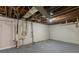 Unfinished basement with exposed ceiling and foundation at 761 Caron Nw Cir, Atlanta, GA 30318