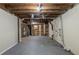 Unfinished basement with exposed ceiling and foundation at 761 Caron Nw Cir, Atlanta, GA 30318