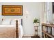 Sunlit bedroom featuring a decorative painting and hardwood floors at 1 S Prado Ne # 15, Atlanta, GA 30309