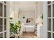 Bright living room with white walls, hardwood floors, and modern decor at 1 S Prado Ne # 15, Atlanta, GA 30309