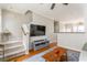 Open-concept living room with hardwood floors and staircase, ideal for entertaining at 951 Glenwood Se Ave # 3104, Atlanta, GA 30316