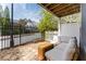 Charming covered patio with comfortable seating and a cozy outdoor ambiance at 951 Glenwood Se Ave # 3104, Atlanta, GA 30316