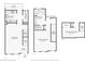 A complete floor plan set including the first and second floors, and basement at 1119 Glenridge Pl, Atlanta, GA 30342
