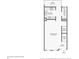 Layout of the first floor of this home with open kitchen, living room and patio access at 1119 Glenridge Pl, Atlanta, GA 30342