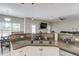Kitchen featuring tile backsplash, granite countertops and Stainless steel appliances at 1312 Woodland View Rd, Lawrenceville, GA 30043