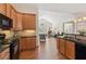 Open kitchen flows into a sun-drenched living room at 2565 Grapevine Cir # 103, Cumming, GA 30041