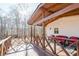 Covered back porch, perfect for relaxing and entertaining guests at 511 Laird Rd, Hiram, GA 30141