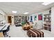 Finished basement with ample space for a gym, study, or entertainment area at 12 Braemore Dr, Atlanta, GA 30328