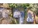 Aerial view of a property showcasing the layout and surrounding greenery at 2020 Kenwood Se Pl, Smyrna, GA 30082