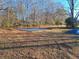 View of an asphalt basketball court nestled within a tree-lined landscape at 1202 Coan Dr, Locust Grove, GA 30248