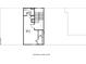 Second floor plan showcasing bedroom 3, bathroom 3, and walk-in closet layout at 1826 Butterfly Way, Marietta, GA 30066