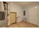 Utility room with linoleum flooring, exposed ductwork, access door, and fuse panel at 2270 Cresta Dr, Decatur, GA 30032