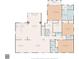 Detailed floor plan showcasing layout of kitchen, bedrooms, and living spaces at 1724 Ridge Valley Nw Ct, Atlanta, GA 30327
