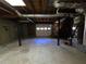 Spacious unfinished basement with exposed ceiling and support beams, providing ample storage space at 621 Hood Rd, Stockbridge, GA 30281
