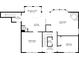 Detailed first floor plan showcasing spacious living room, kitchen, dining, and bedroom layout at 950 Ivy St, Cumming, GA 30041