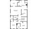 Second floor layout featuring the primary bedroom, office, two bedrooms, and laundry room at 6335 Hampton Creek Dr, Cumming, GA 30041