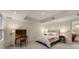 Bedroom with desk, comfy chair, neutral walls, and white trim at 9835 Trace Vly, Sandy Springs, GA 30350