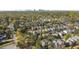 Scenic aerial view of neighborhood with lush greenery, and city skyline in the distance at 1125 Francis Ne St, Brookhaven, GA 30319