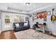 This finished basement area has a music area, and a walk out to the patio at 1125 Francis Ne St, Brookhaven, GA 30319